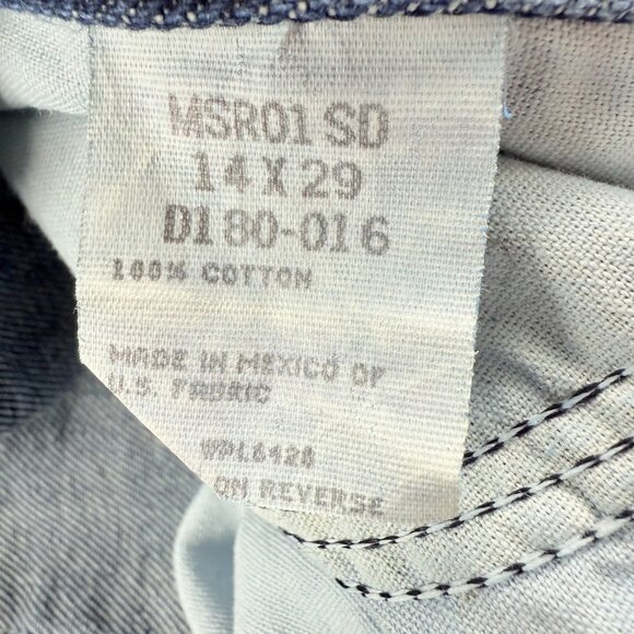 Vintage 90s Wrangler "for Women" High‑Rise Tapered Jeans Size 14 × 29 100% Cotto - Picture 8 of 13